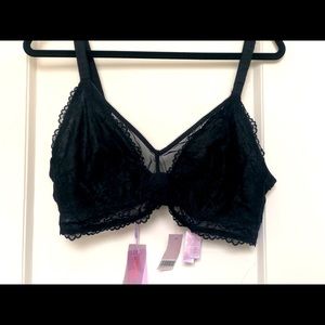 SAVAGE X FENTY Lace and Mesh Bralette